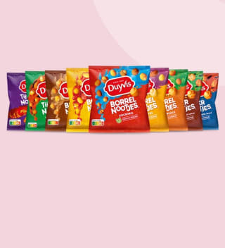 Probeer Duyvis Borrelnootjes en Tijgernootjes voor €0,50 na cashback via Scoupy