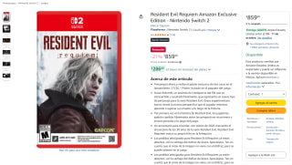 Resident Evil Requiem Amazon Exclusive Edition por $860 en Amazon