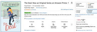 The Deal van Elle Kennedy voor €13,70 bij Amazon