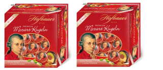 2 x Hofbauer Caja de Bombones Mozart - Chocolate Negro, 600 g por 19.98€