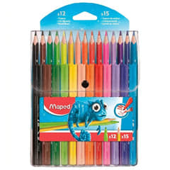Maped Ocean Set de 12 Rotuladores y 15 Lápices de Colores con Tinta Lavable a 1.99€