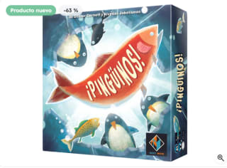 ¡Pingüinos! (Español) Juego familiar de estrategia rápida por 12.99€