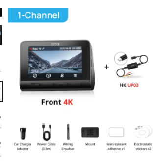 70mai A810S 4K dashcam voor € 123,62 bij AliExpress