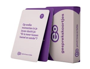 Gratis gesprekskaarten voor écht contact van de EO