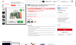 Control 8BitDo Ultimate C por $467 | Oferta AliExpress