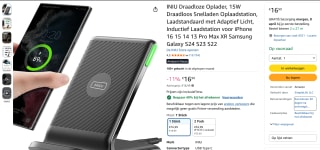 INIU Draadloze Qi Oplader voor €16,99