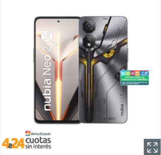 Celular ZTE nubia Neo2 256GB/8GB 5G Gris Liberado $159.990 Solo en PcFactory, cl