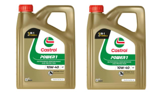 2 Botes de Castrol POWER1 4T 10W-40 Aceite de Moto 4L por 29.98€