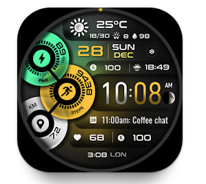 ML2U 374 Watch Face voor Android gratis