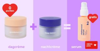 Gratis serum bij aankoop van dag- en nachtcrème bij HEMA