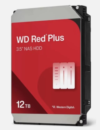 WD Red Plus 12 TB 3,5 inch interne harde schijf voor €186,06 bij Kaufland