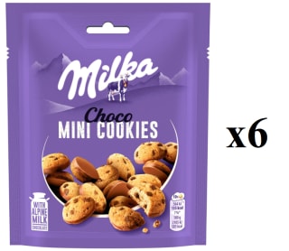 6 Bolsas de MILKA Mini cookies de chocolate paquete 110 g por 7.92€
