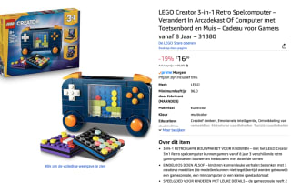 LEGO Creator 3-in-1 retro spelcomputer voor €16,26 bij Amazon