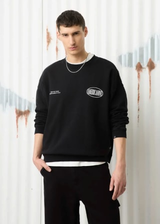 Polerón Negro de Hombre Americanino por $27.990