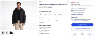 Chamarra CAT Hombre por $629 | Coppel