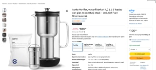 Aarke Purifier Waterfilterkan voor €100
