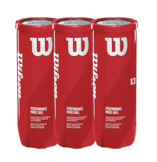 3 Botes Wilson Performance Padel de 3 Bolas por 7,45€