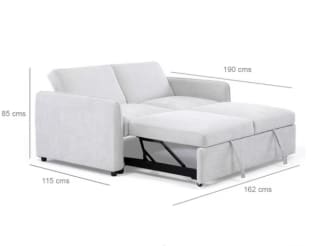 Sofá Cama 2 Cuerpos Moderno New Dallas Beige DANIELS $249.990 En Mundo Lider, Chile