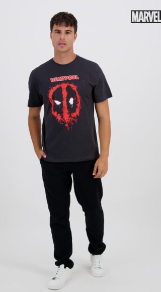 Camiseta Deadpool Camiseta Hombre Marvel Gris por 4.99€