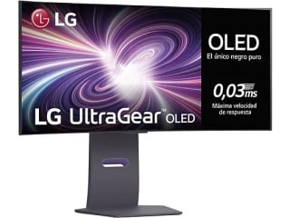 Monitor gaming LG UltraGear 34GS95UE, 240 Hz, 0.03 ms, OLED curvo por 645,15€