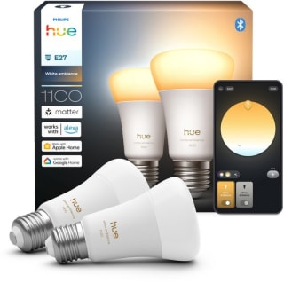 Philips Hue A67 White Ambiance E27 1100lm 2-pack voor €41 bij Bol