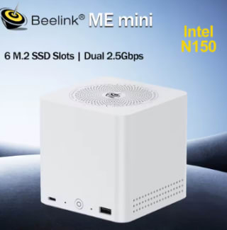 Beelink ME Mini NAS N150 12GB LPDDR5 dispositivo de almacenamiento por 169,41€