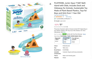 Playmobil Zwemeiland met waterglijbaan (71687) voor €8,80 bij Amazon