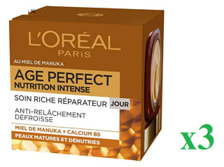 3 x L'OREAL PARIS Age Perfect Nutrición Intensa | 50ML Crema de día por 29.97€