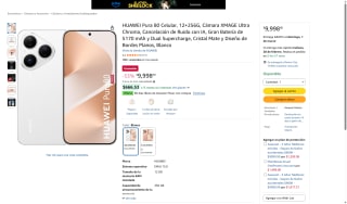 HUAWEI Pura 80 12GB 256GB por $9,998 | Amazon