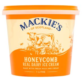 Mackie's Ice Cream 1L - Traditional / Honeycomb for £2.50