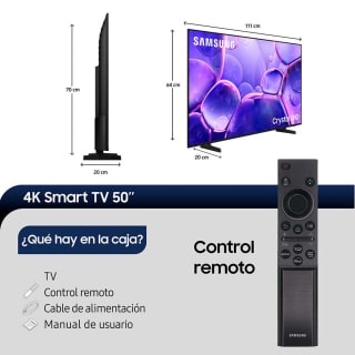 Smart TV LED 50" Samsung 4K Crystal UHD Tizen™ U8000F $279.990 solo en abc, Chile