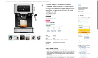 Máquina Espresso Chefman por $1,608 | Oferta Amazon