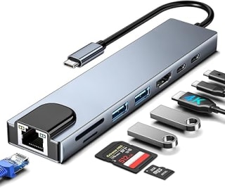 Adaptador USB-C 8 en 1 por $49 | Descuento Amazon