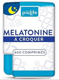 Boite de 600 comprimés à croquer Melatonine 1,9mg à 8,40€