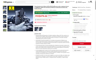 Bomba de aire Baseus VA1 Pro por $492 | AliExpress (DiDi)