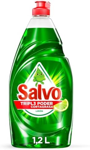 Salvo Limón Lavatrastes Líquido 1.2L por $33 en Amazon
