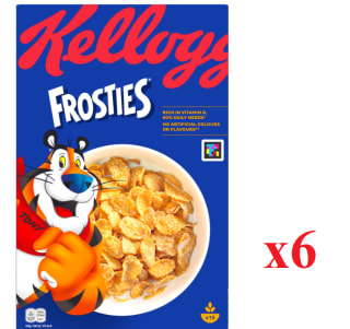 6 Paquetes de Kellogg's Frosties 400g por 13.74€