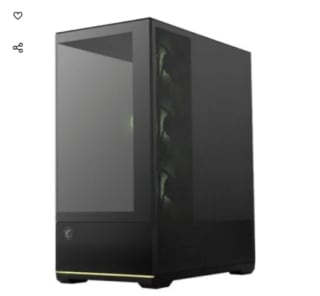 Boîtier PC Châssis MSI MAG PANO 110R PZ Midi Tower Noir à 74,13€