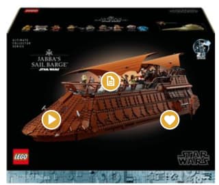 LEGO Star Wars 75397 La barge à voiles de Jabba pour 549,99€
