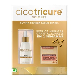 Pack CICATRICURE Crema Gold Lift de Día+Serum Efecto Lifting $16.950 Solo en abc.cl