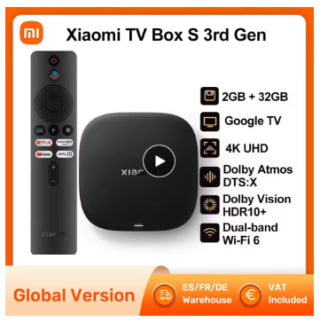 Lecteur Multimédia Xiaomi TV Box S 3rd Gen à 53,35€