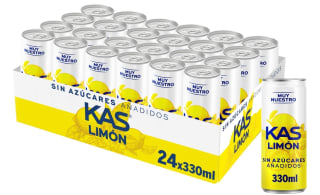 Pack 24 x 33cl de KAS ZERO Refresco de limón sin azúcares añadidos por 11.64€