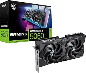 Tarjeta Gráfica MSI GeForce RTX 5060 Gaming OC 8GB GDDR7 Reflex 2 RTX por 291.95€
