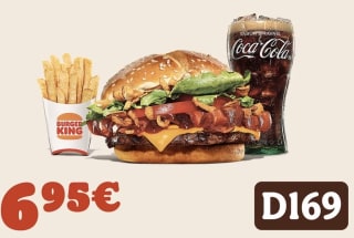 Burger King Menú pequeño Steakhouse por 6.95€
