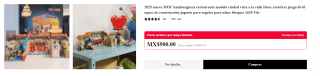 Restaurante MOC Hamburguesa Bloques 1635 por $ | AliExpress