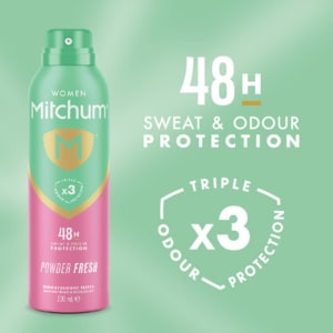Revlon Mitchum Women Triple Odor Defense 48HR Protection Aerosol Deodorant & Anti-Per