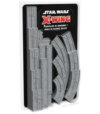 Star Wars X-Wing 2.0: Plantillas de Maniobra y Regla de Alcance Deluxe por 7€