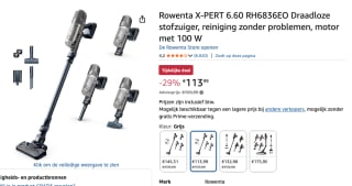 rowenta draadloze stofzuiger nu met korting