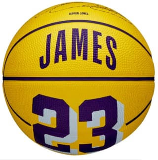 Balón LeBron James Los Angeles Lakers NBA Player Icon Mini Sz3 por 6€