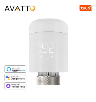 AVATTO Tuya 1-6 pièces Zigbee TRV vanne d'actionneur de radiateur à 15,34€